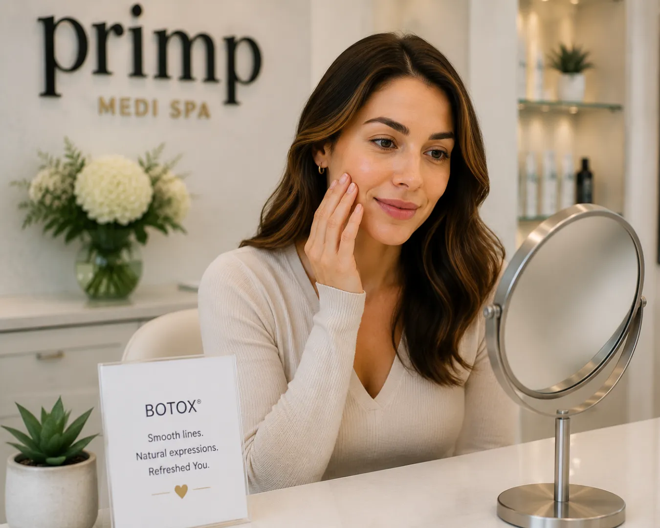 Refreshed natural Botox results at Primp Medi Spa in Casselberry FL